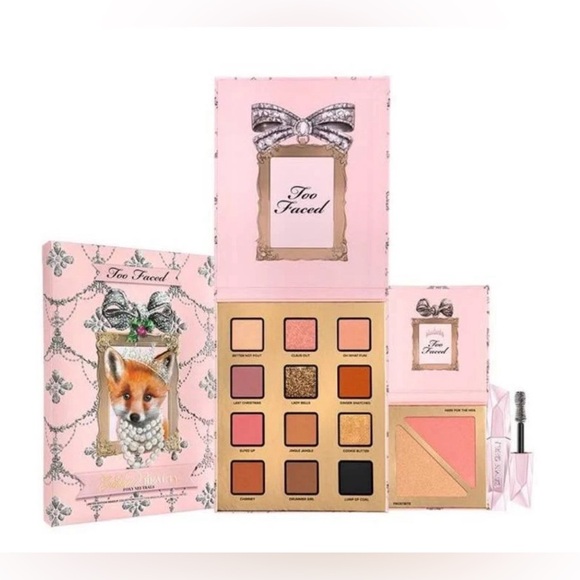 Too Faced Enchanted Beauty Foxy Neutrals Holiday Set AUTHENTIC NIB $155 Val. - Picture 5 of 9